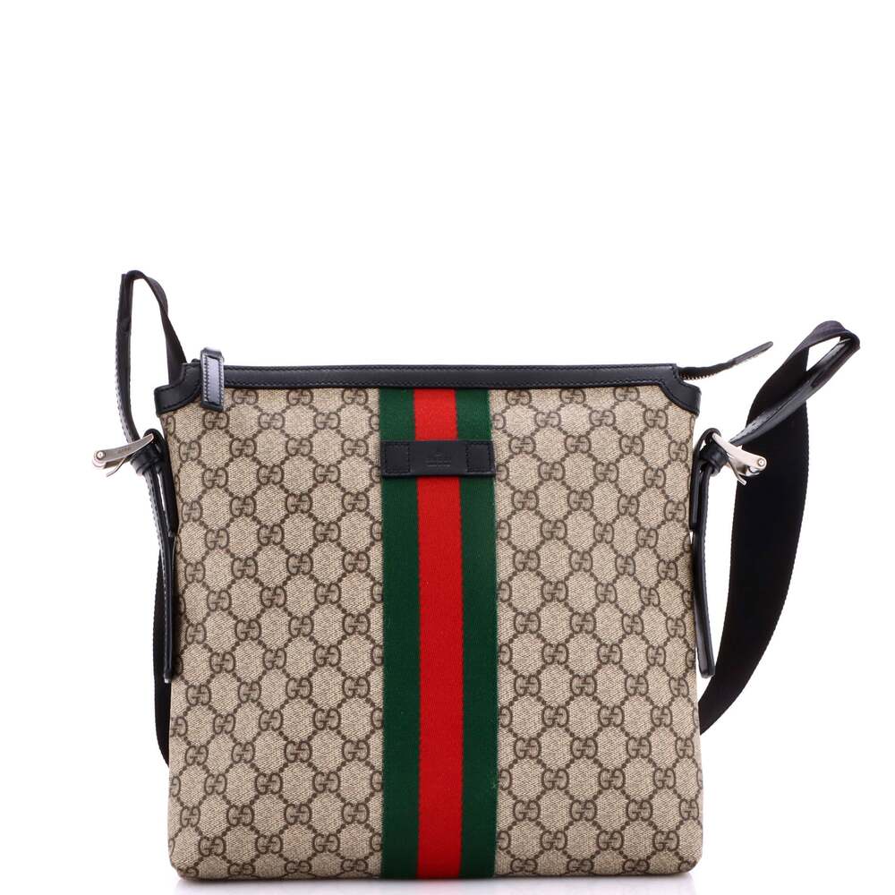 Gucci Web Messenger Bag Gg Coated #364845G13B